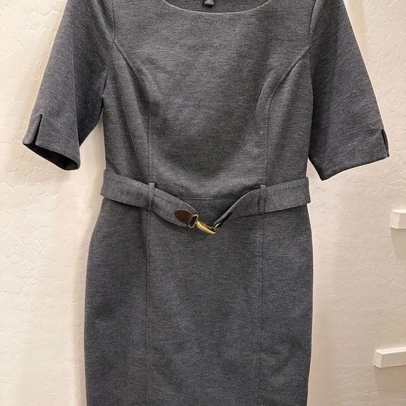 navy blue dress for baby girl Merino-Cotton Henley Sweater Maxi Dress main image 1